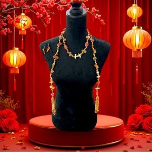 💍💍💍FREE RING with gorgeous stone necklace set